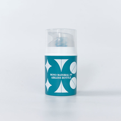 Eco-Friendly Multicapacity Mono All Plastic PP Cosmetic Botol tanpa udara untuk perawatan kulit dan kosmetik