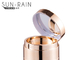15ml 30ml Acrylic cosmetic cream guci ABS kerah krim botol bulat emas jar SR-2158